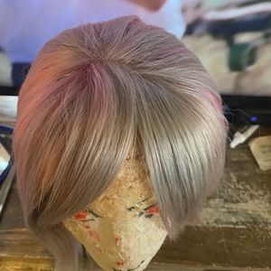 Pastel 100% human hair wig